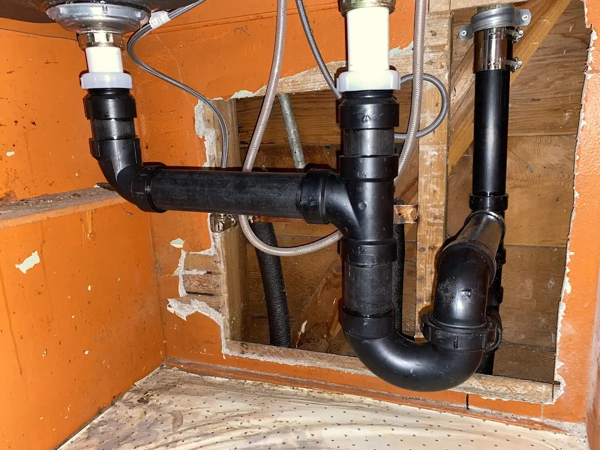 Professional Repiping Services equipment and tools on the job in Lafayette